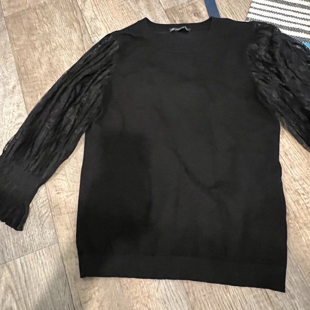 Adrianna Papell black‎ small blouse